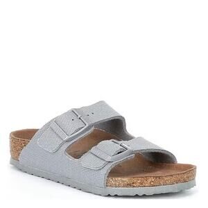 BIRKENSTOCK Kid's 170 27 US 9 9.5 Arizona Banded Buckle Vegan Sandal Shoes Gray